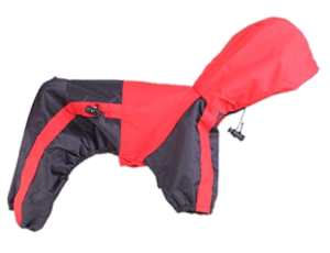 red dog jacket with hood